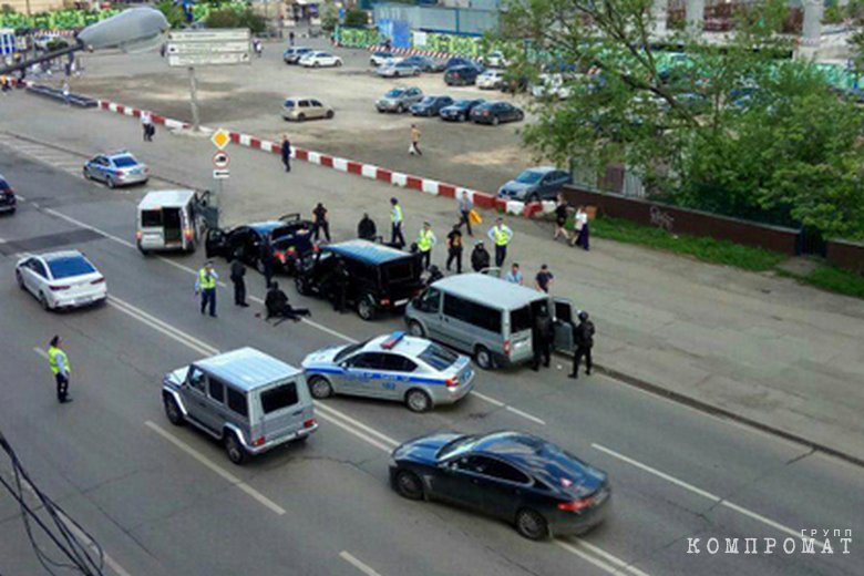 Фото с места задержания Ертаева